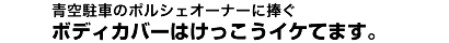 ボディカバーはけっこうイケてます。