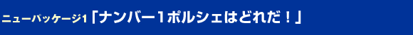 パッケージ1 「ナンバー1ポルシェはどれだ！」